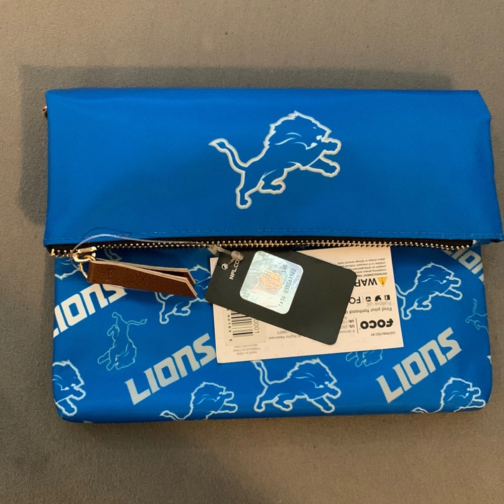 Detroit Lions Foldover Tote. Official NFL Gear.